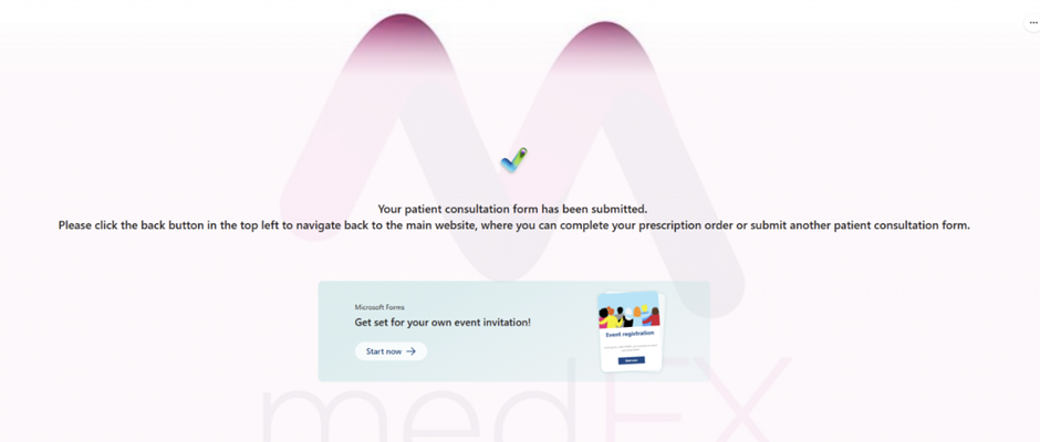 Step 3 - Form uploaded successfully
