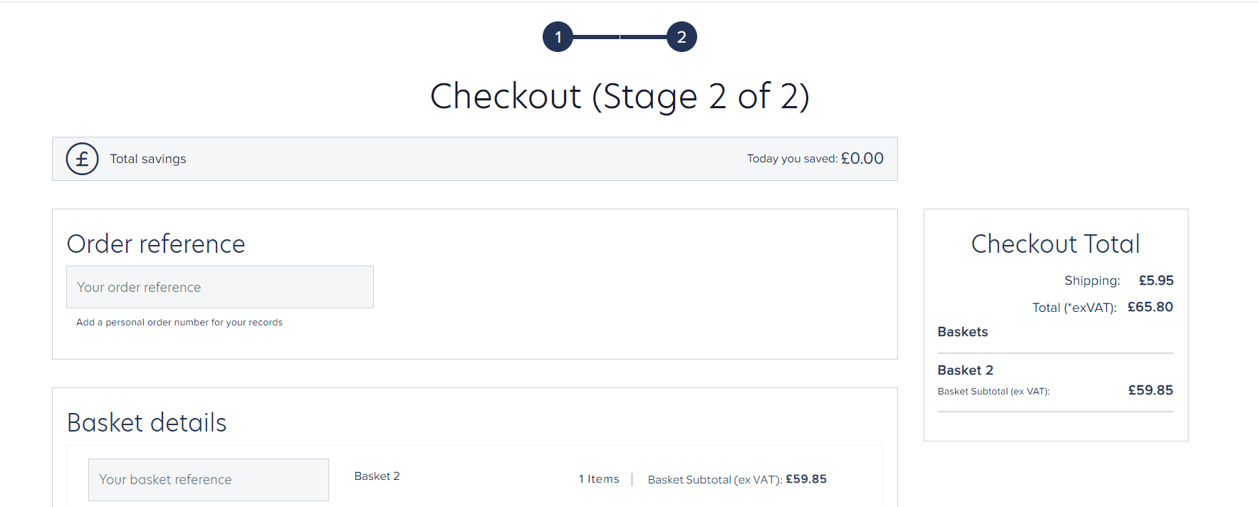 checkout stage 2