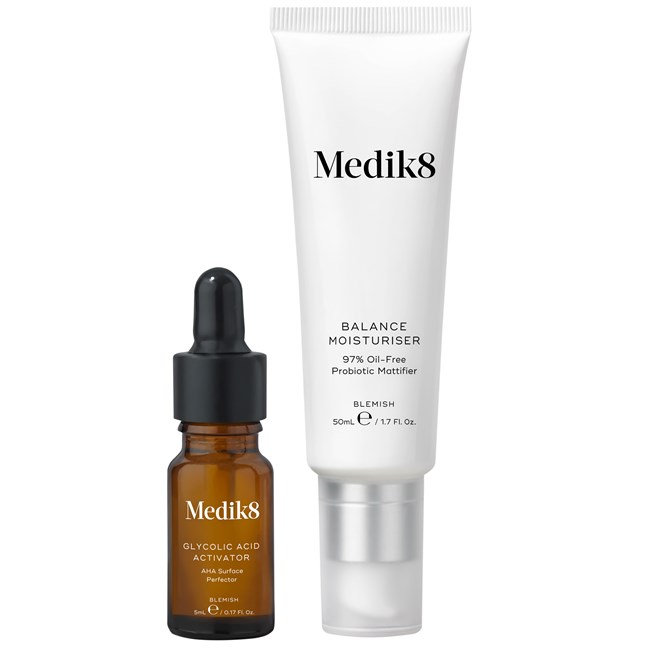 Medik8 Balance Moisturiser with Glycolic Acid Activator