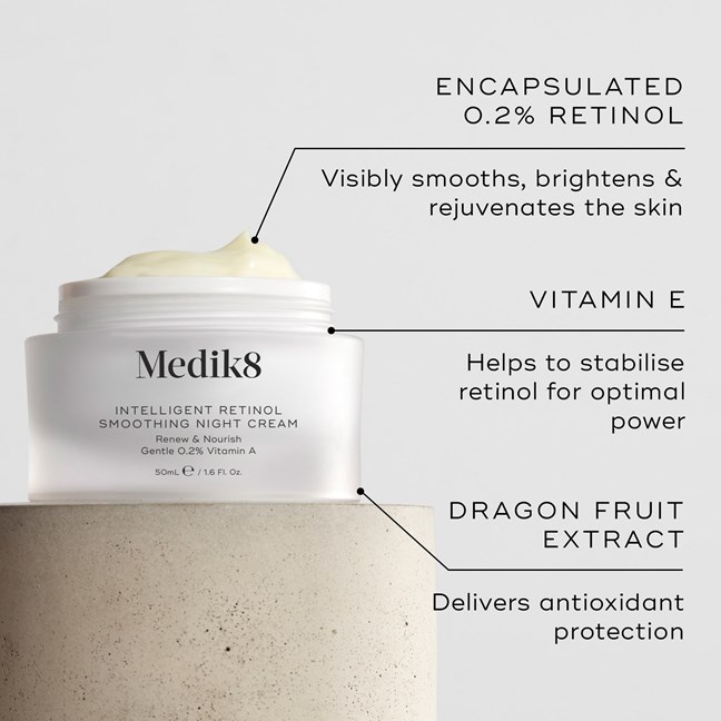 Medik8 Intelligent Retinol Smoothing Night Cream