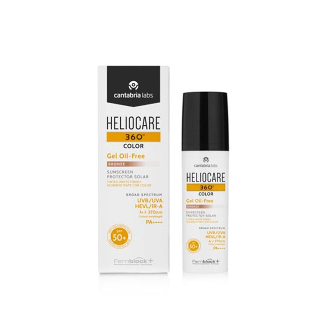 Heliocare 360˚ Color Oil Free Gel Bronze SPF50+