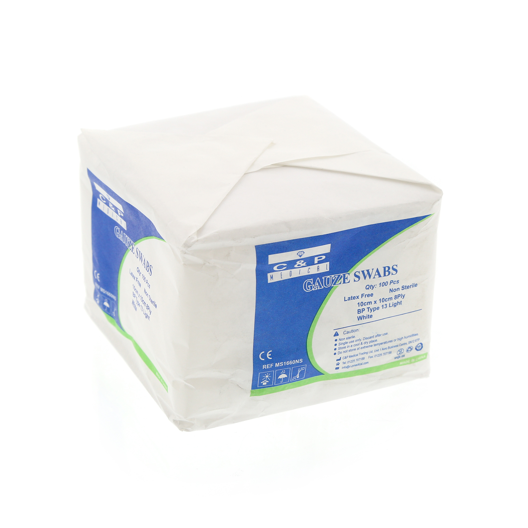GAUZE SWABS NON-STERILE 8PLY 100'S - View #5