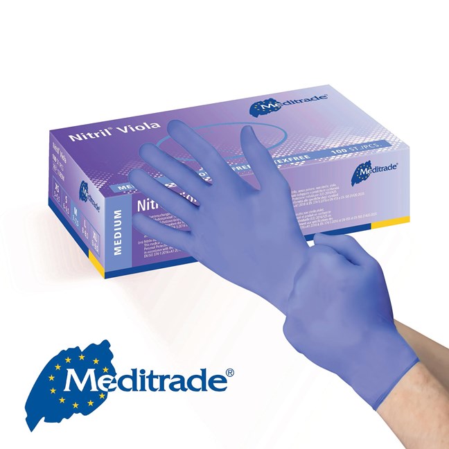 Nitril Viola Nitrile Gloves Large