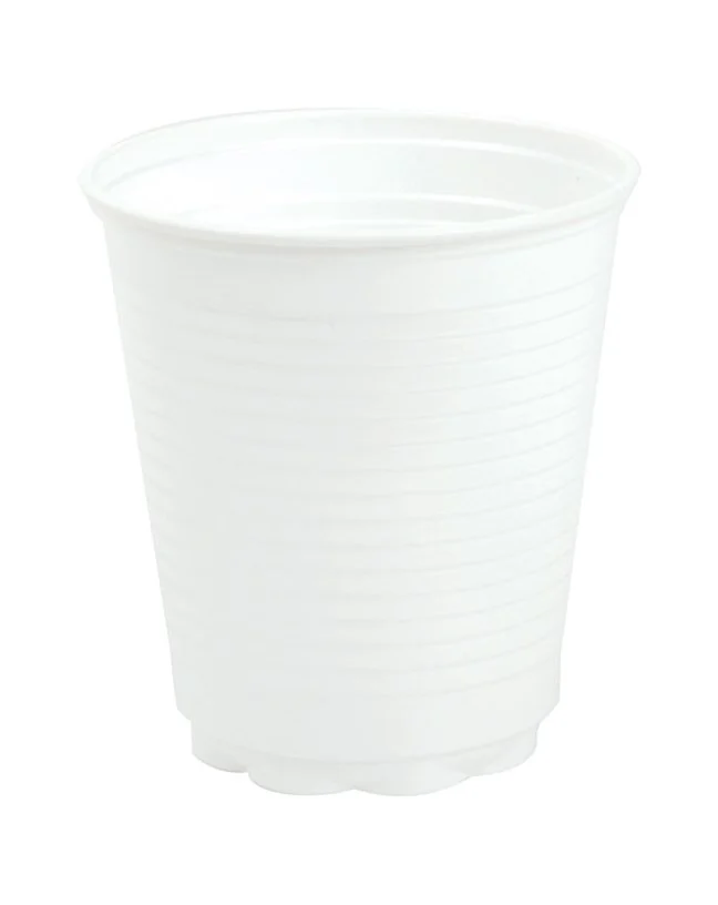 Plastic Cups Squat 180ml White