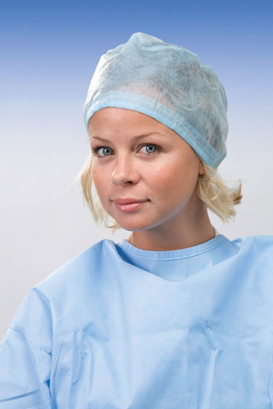 Surgical Cap with Adjustable Ties - Light Blue (30.M0005.00) 