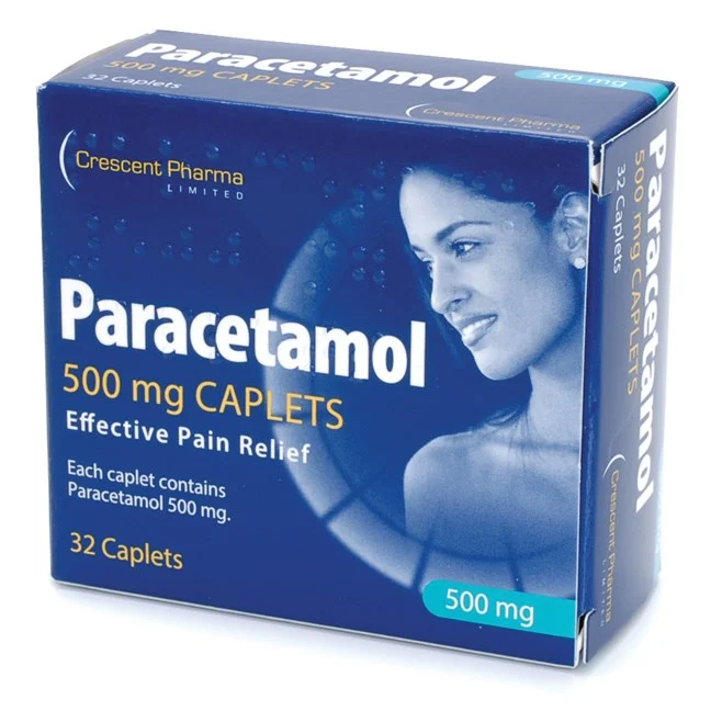 Paracetamol Caplets BP 500mg