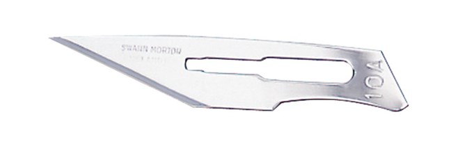 Scalpel Blades - Blue, Non-Sterile, Carbon Steel No. 10A (0102)